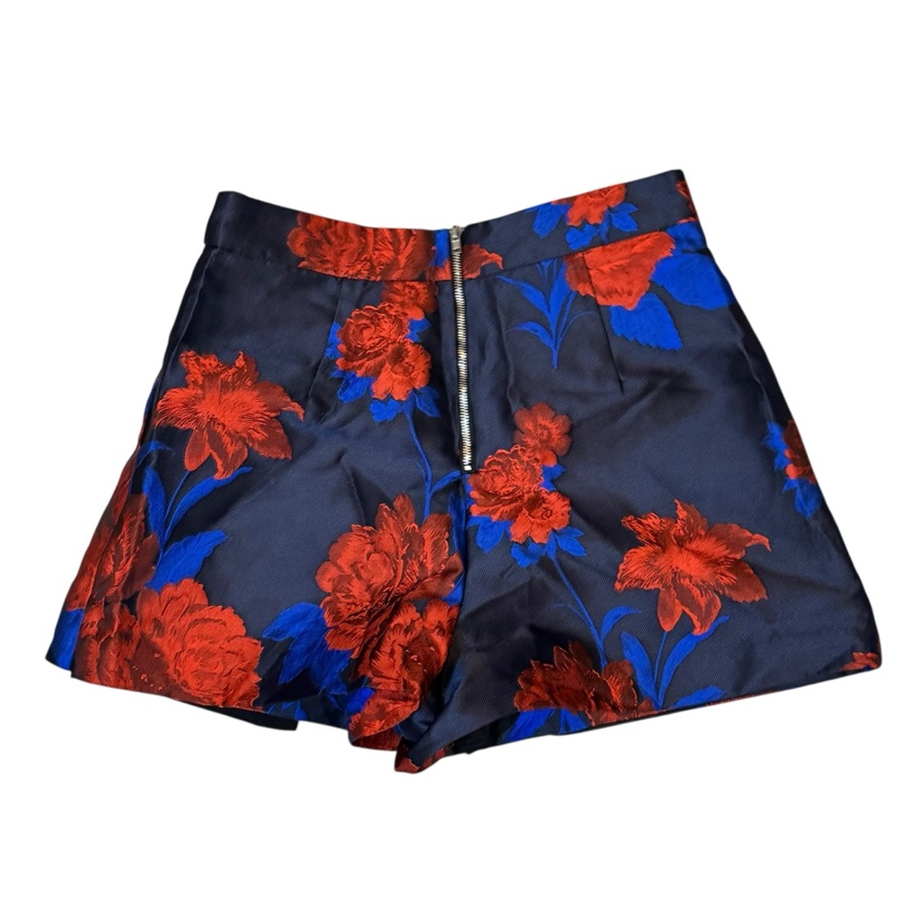 Revolve Endless Rose high waisted floral dress shorts jewel toned coquette sz S‎ - Picture 8 of 10